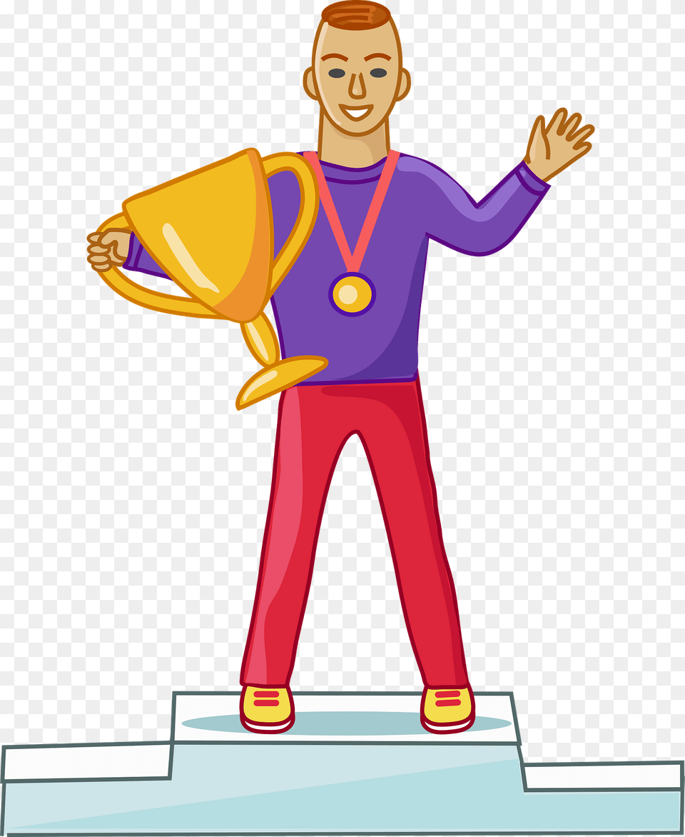 Trophy Winner Clipart, Adult, Female, Person, Woman Free Png Download