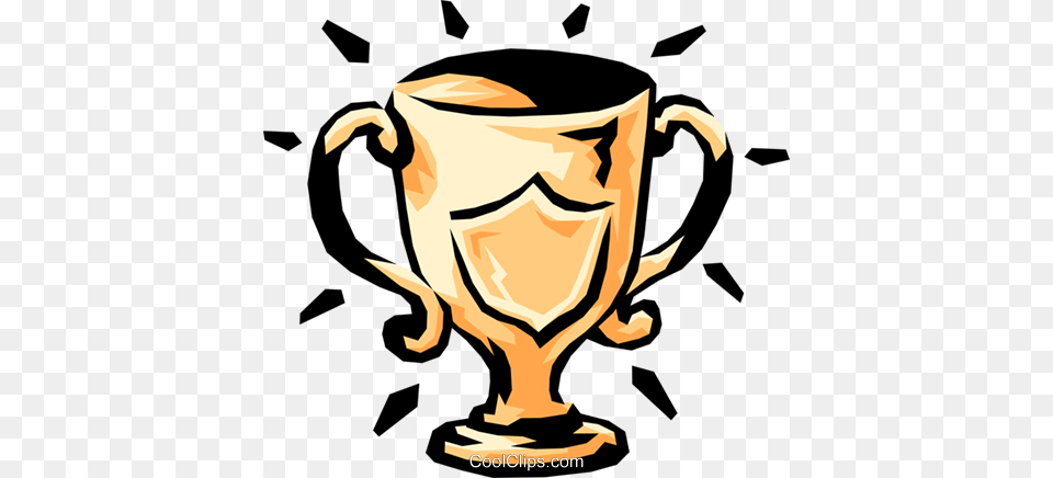 Trophycup Royalty Vector Clip Art Illustration, Trophy, Person Free Png