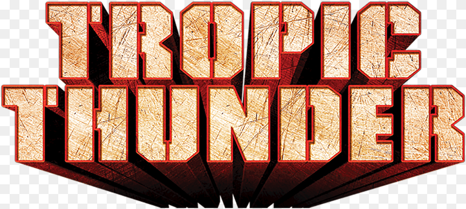 Tropic Thunder Netflix Tropic Thunder Logo, Text, Advertisement Png