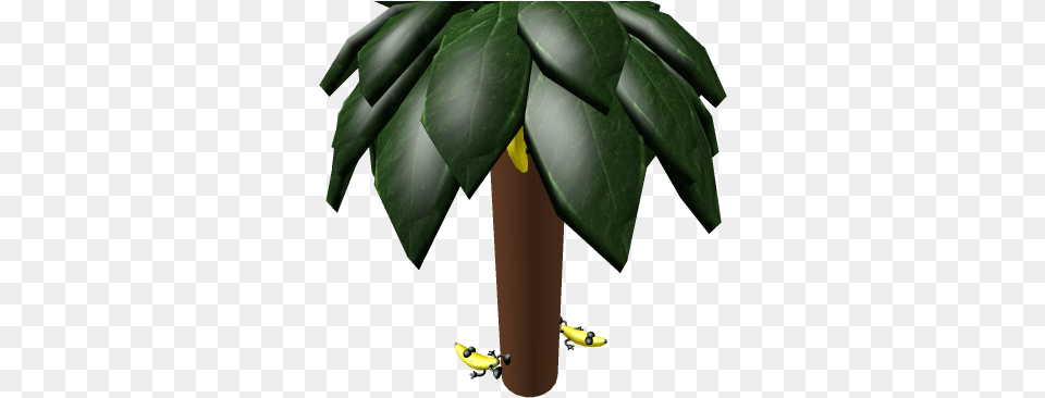 Tropical Banana Tree Roblox Palm Tree, Leaf, Plant, Potted Plant, Food Free Transparent Png