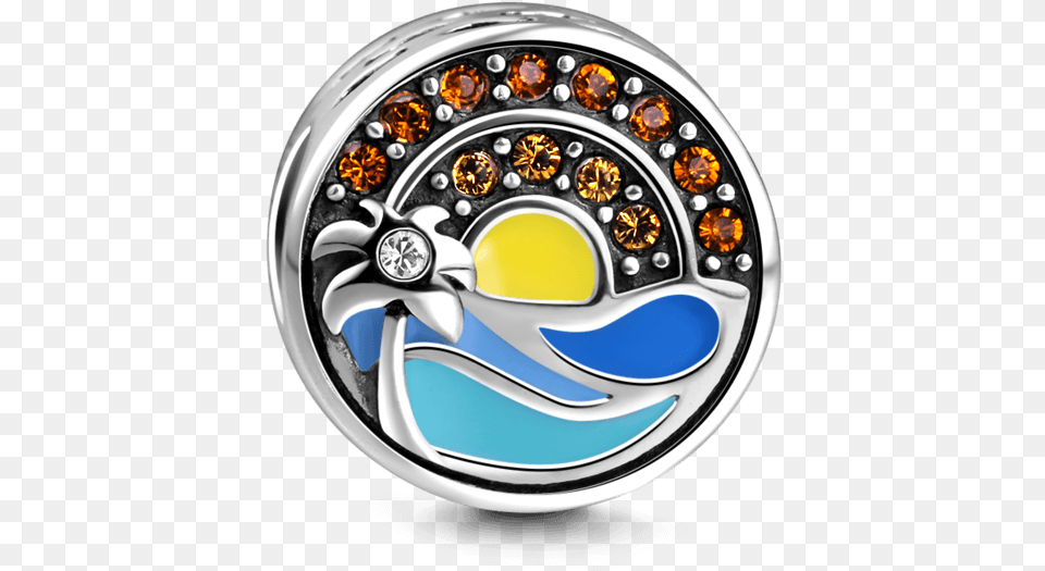 Tropical Beach Circle, Accessories, Jewelry, Gemstone Free Png