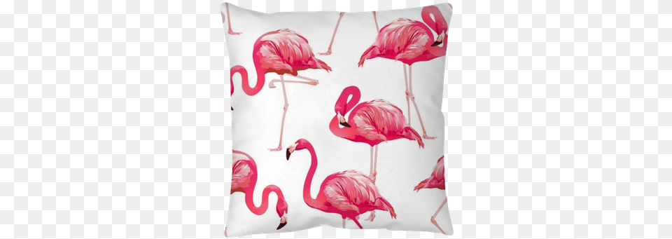 Tropical Bird Flamingo Background Bird, Cushion, Home Decor, Animal, Pillow Free Png Download