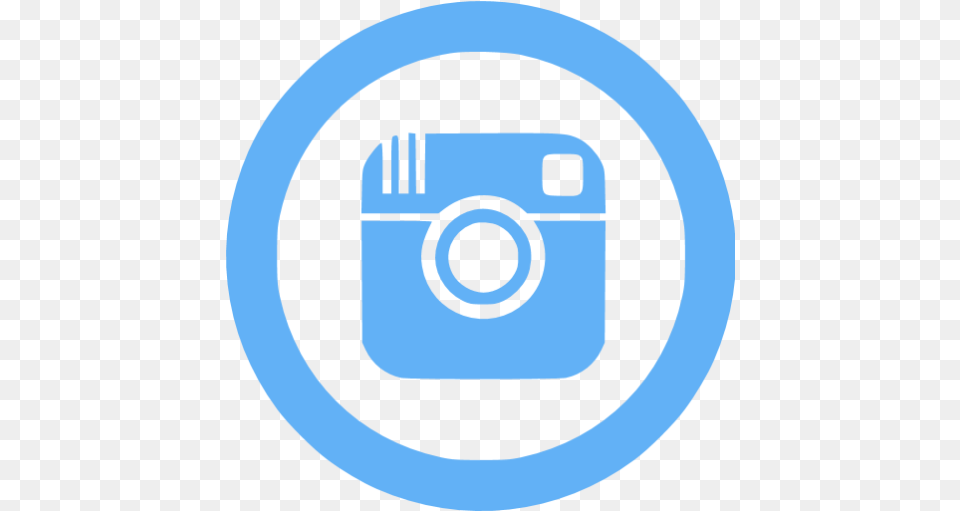 Tropical Blue Instagram 5 Icon Instagram Icon Orange, Disk, Electronics Png Image