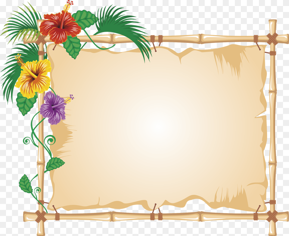 Tropical Border Caribbean Frame, Flower, Plant, Gate, Text Free Transparent Png