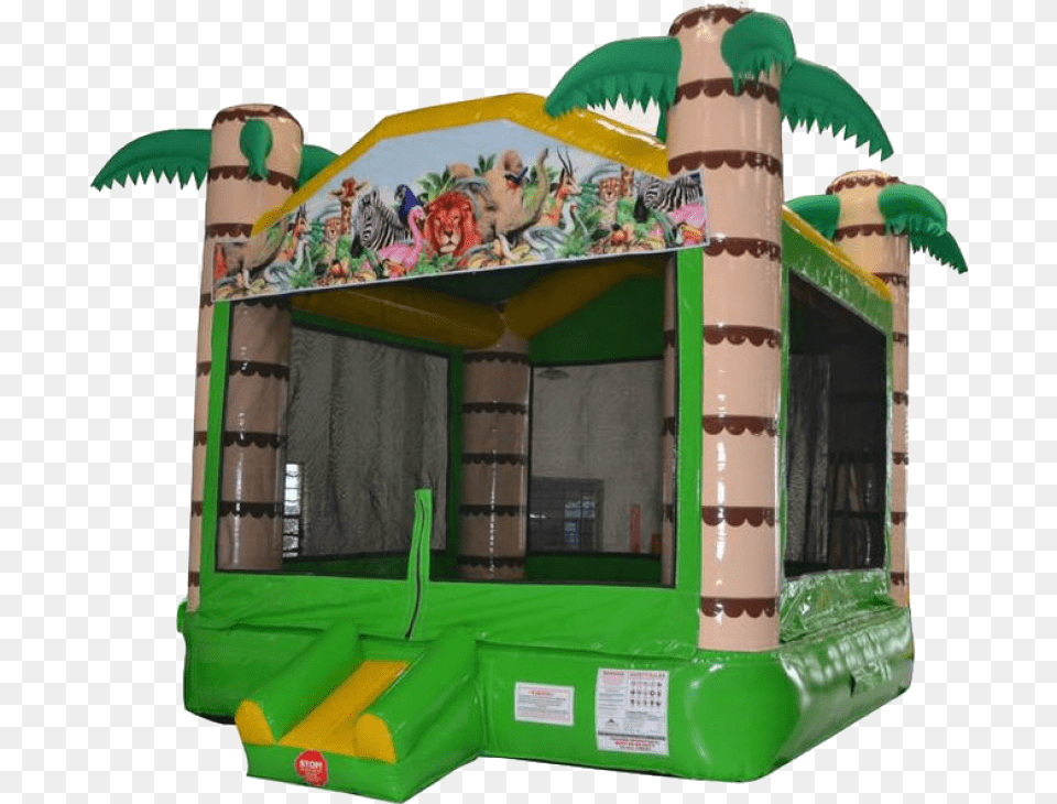 Tropical Bounce House Miami, Inflatable, Play Area, Indoors, Outdoors Png Image