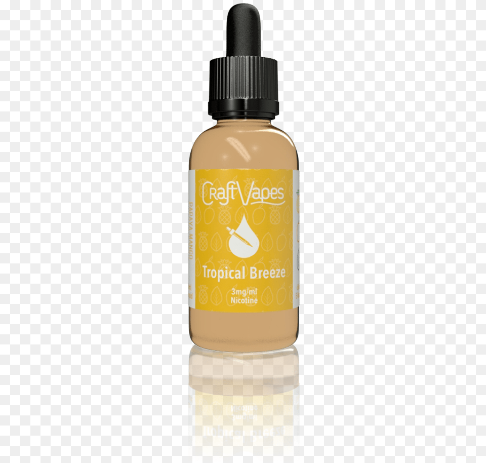 Tropical Breeze By Craft Vapes Crme Anglaise, Bottle, Cosmetics, Perfume, Lotion Png Image