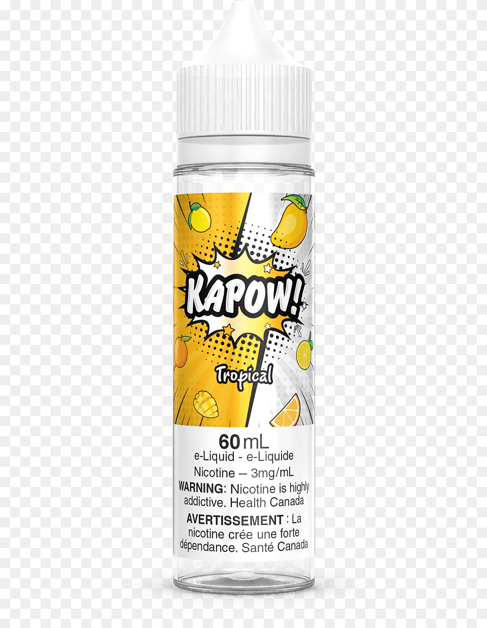 Tropical By Kapow Bottle, Can, Spray Can, Tin, Animal Free Png
