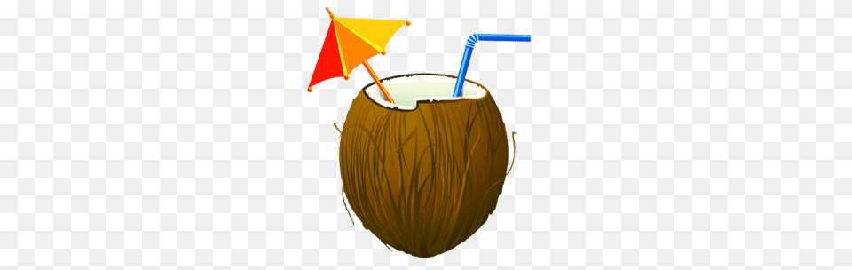 Tropical Clipart Coconut Cocktail, Food, Fruit, Plant, Produce Free Transparent Png