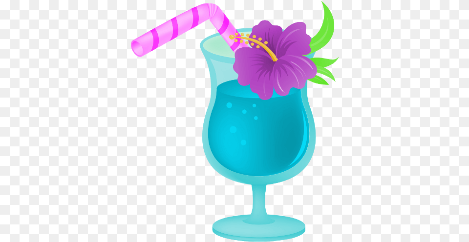 Tropical Drink Clipart, Alcohol, Beverage, Cocktail, Flower Png