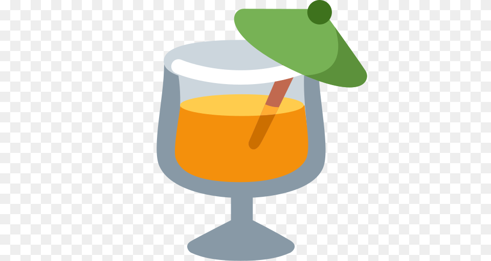 Tropical Drink Emoji, Beverage, Juice, Glass, Alcohol Free Png