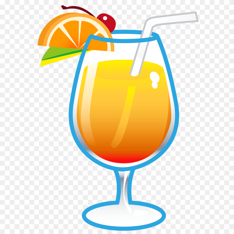 Tropical Drink Emoji Clipart, Juice, Beverage, Alcohol, Cocktail Free Png Download