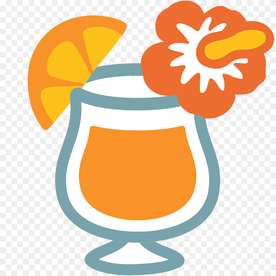 Tropical Drink Emoji Clipart, Beverage, Juice, Smoothie Png