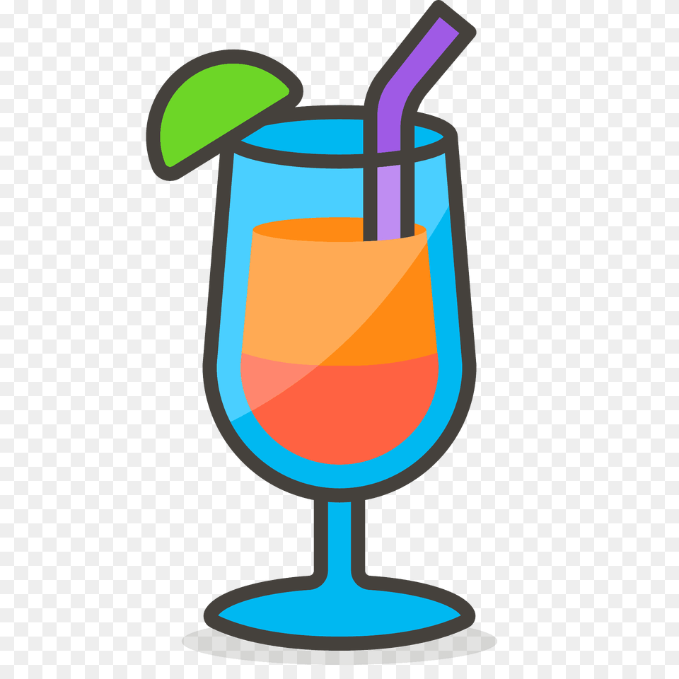 Tropical Drink Emoji Clipart, Alcohol, Beverage, Cocktail, Glass Png