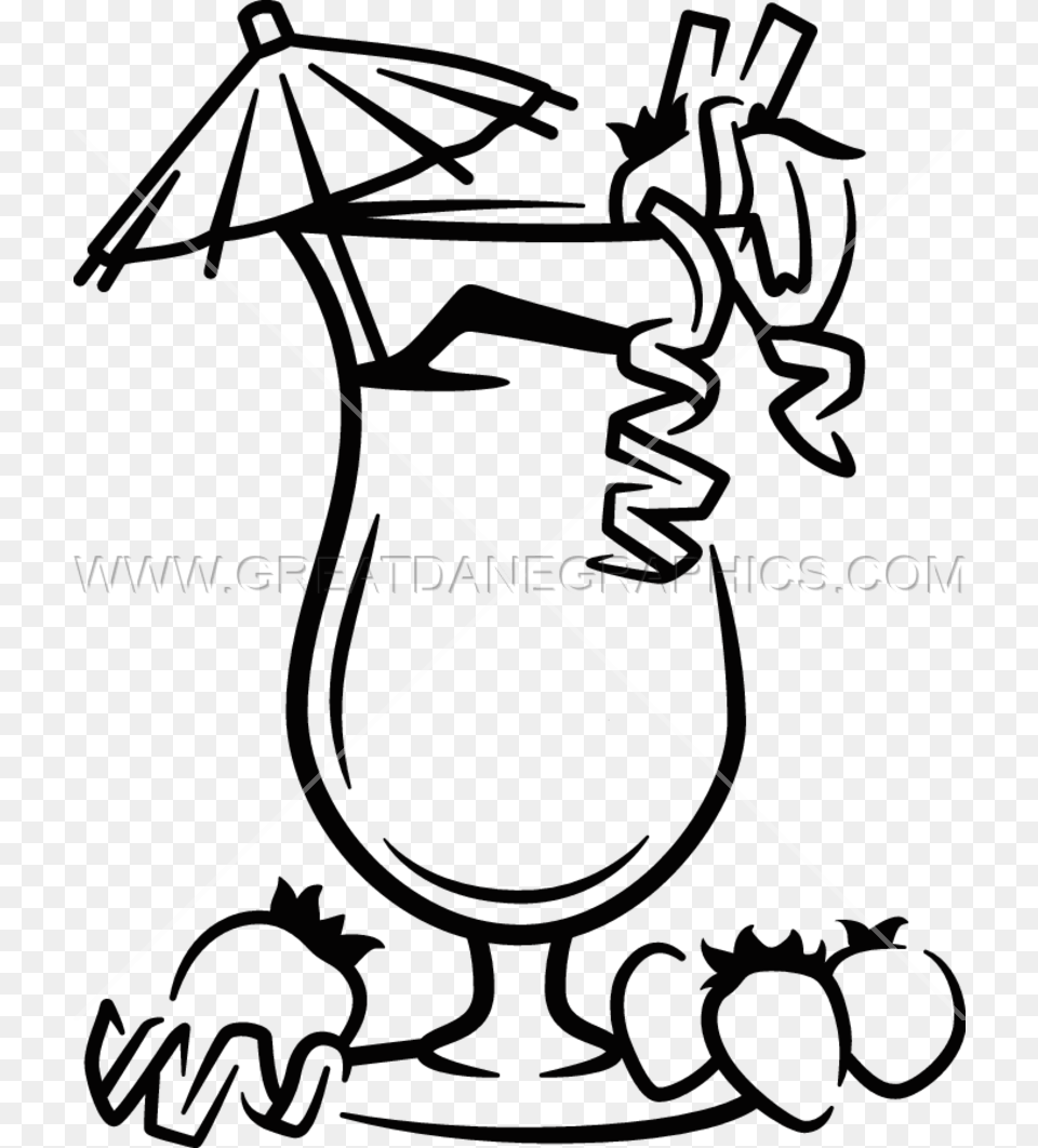 Tropical Drink Production Ready Artwork For T Shirt Printing, Bow, Weapon, Jar, Alcohol Free Png Download