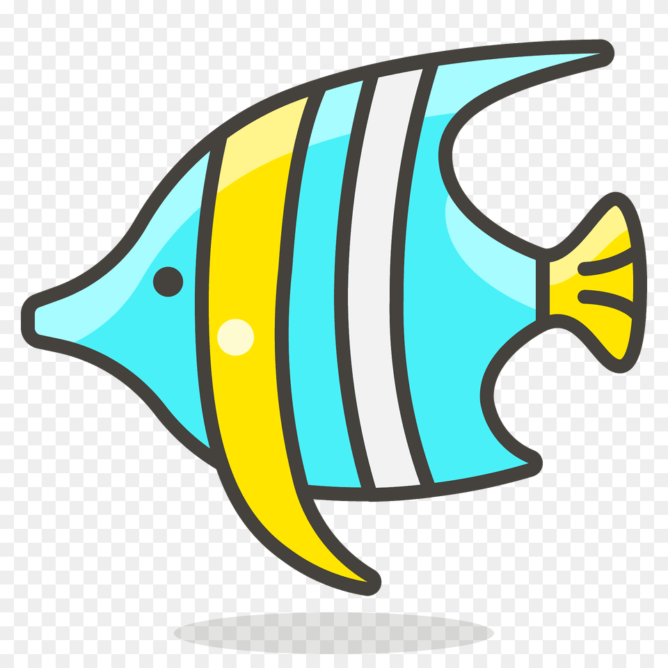 Tropical Fish Emoji Clipart, Angelfish, Animal, Sea Life, Shark Png