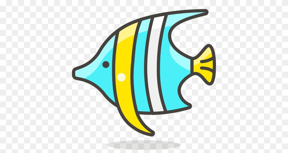 Tropical Fish Icon Of Vector Emoji, Angelfish, Animal, Sea Life, Shark Free Transparent Png