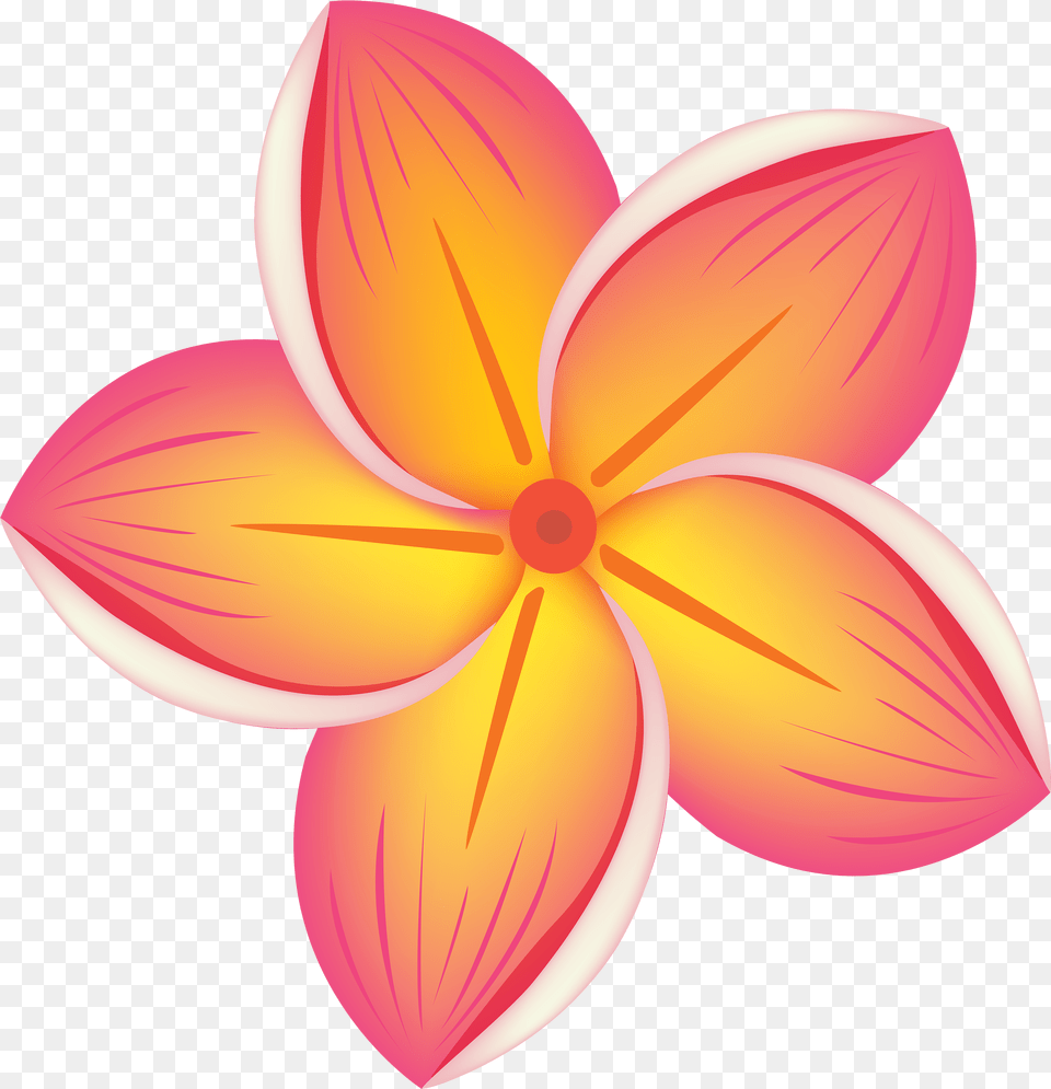 Tropical Flower Clipart Clipart Hawaiian Flowers, Dahlia, Petal, Plant, Astronomy Png Image