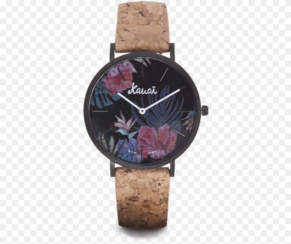 Tropical Flower Print Watch Aloha Kaua Hwi Watch, Arm, Body Part, Person, Wristwatch Free Png Download