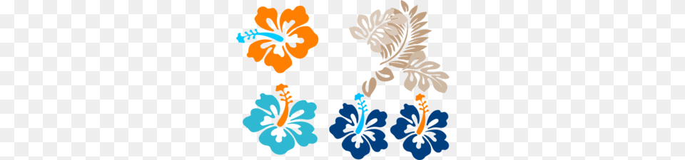 Tropical Flowers Clip Art, Flower, Plant, Hibiscus, Baby Png