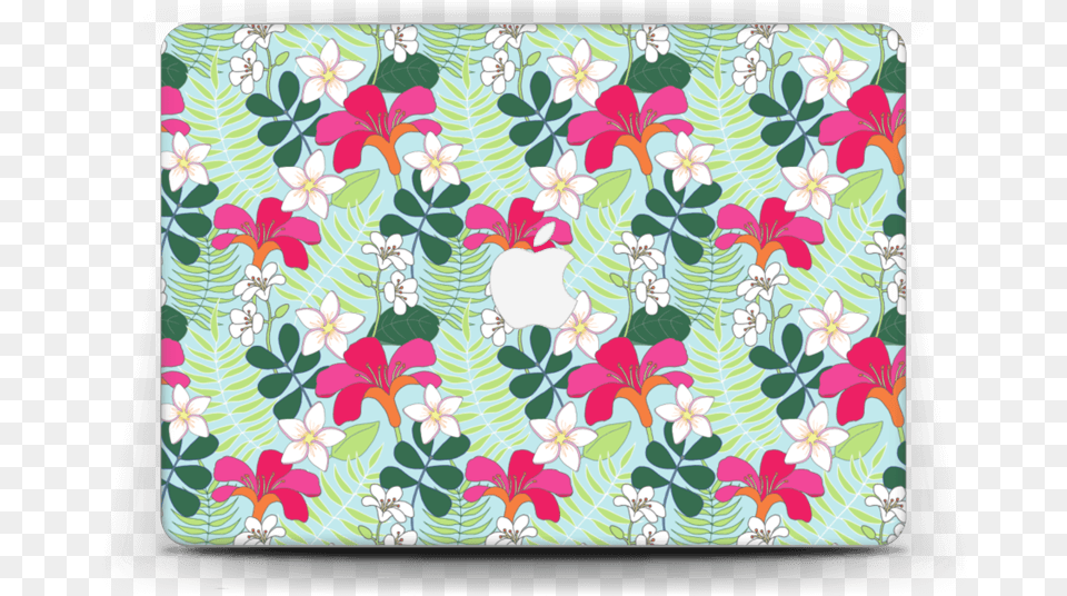 Tropical Flowers Skin Macbook Air 13 Wallet, Art, Floral Design, Graphics, Pattern Free Png Download