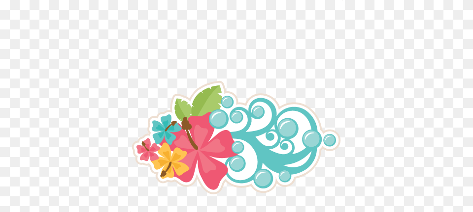 Tropical Flowers Svg Scrapbook Cut File Cute Clipart Scalable Vector Graphics, Art, Floral Design, Pattern, Flower Png