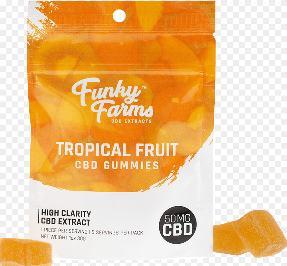 Tropical Fruit Cbd Gummies Gummy Candy, Food, Plant, Produce, Jelly Free Png