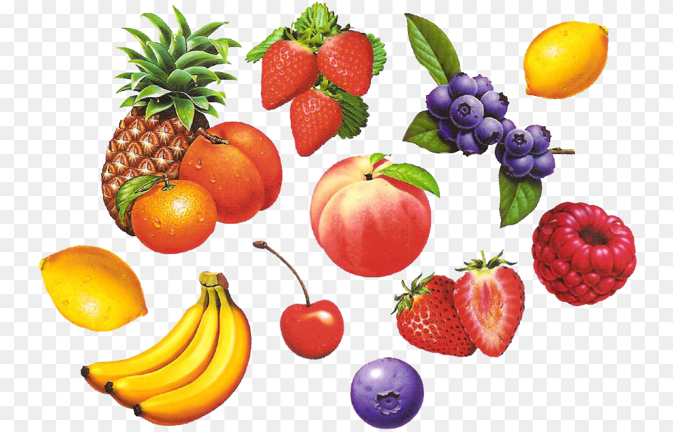 Tropical Fruit Drawing Image Clip Art Fruits And Vegetables Headdress Printable, Strawberry, Produce, Food, Berry Free Transparent Png