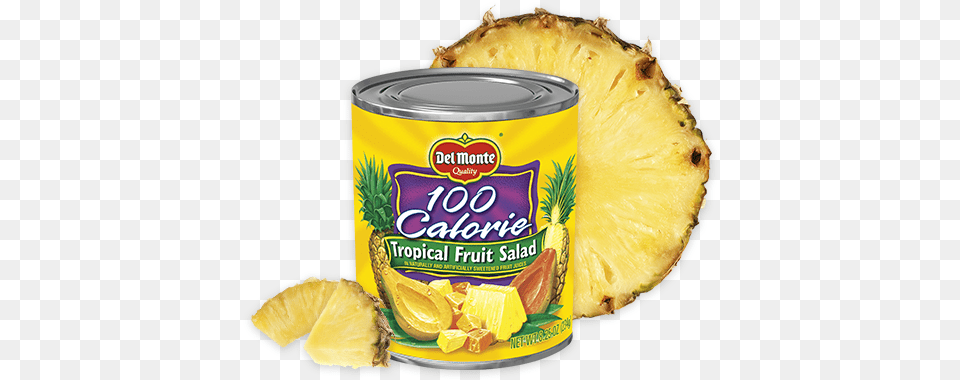 Tropical Fruit Salad Chunk Del Monte Pineapple Slices, Food, Plant, Produce, Can Png Image