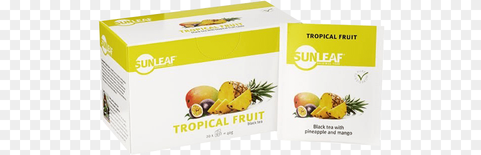 Tropical Fruit Tea 20x2g Papaya, Food, Pineapple, Plant, Produce Png Image