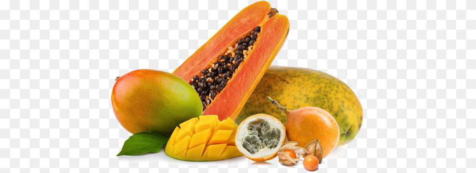 Tropical Fruits Library Papaya, Food, Fruit, Plant, Produce Png Image