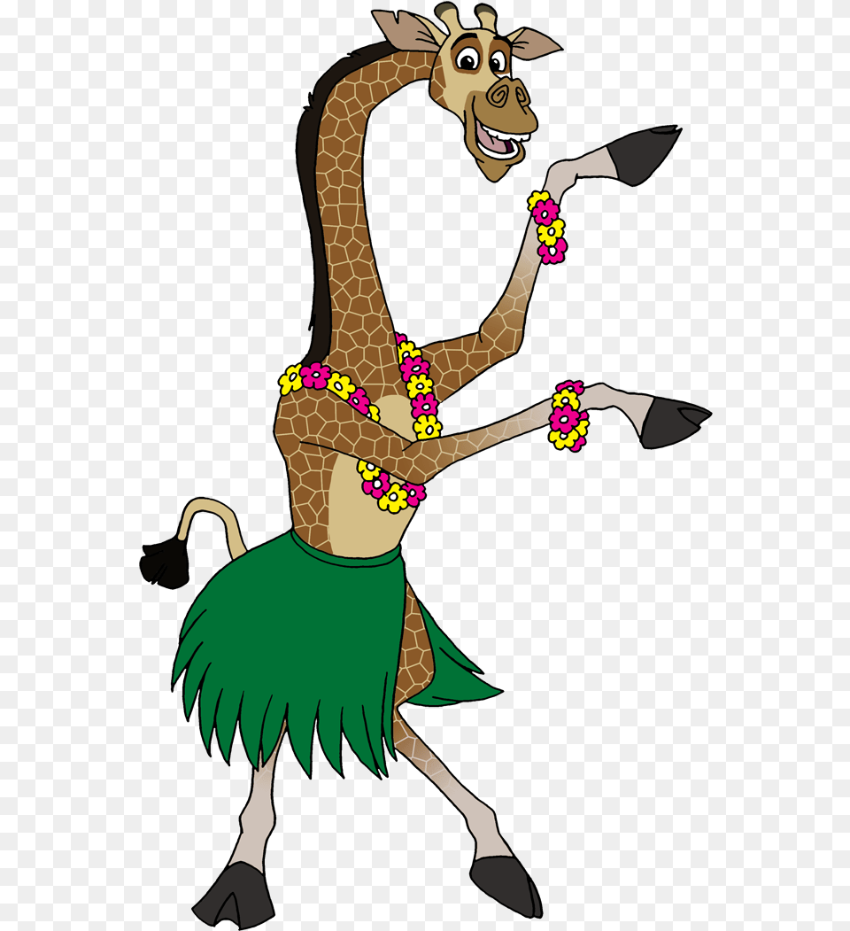 Tropical Hawaiian Hula Dance Madagascar Melman Clipart, Adult, Female, Person, Woman Free Png