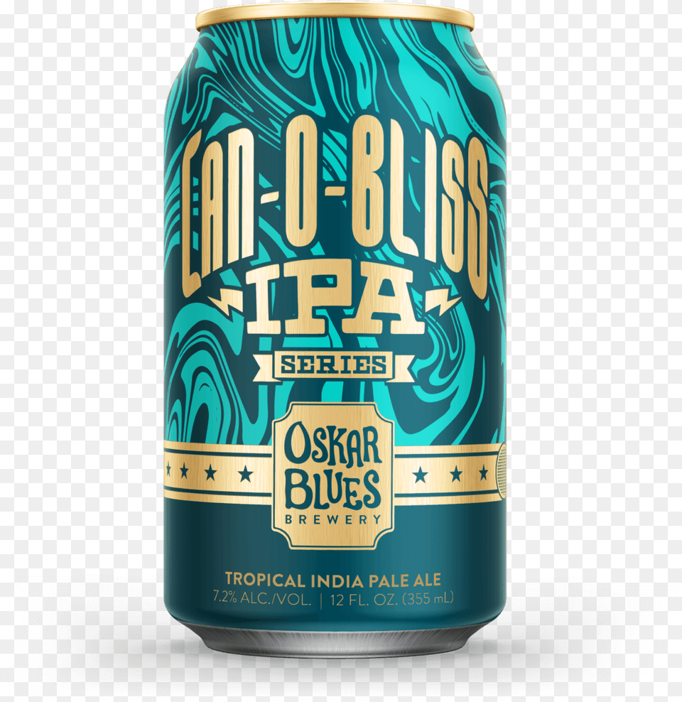 Tropical Ipa Oskar Blues Can O Bliss Hazy Ipa, Alcohol, Beer, Beverage, Lager Free Png