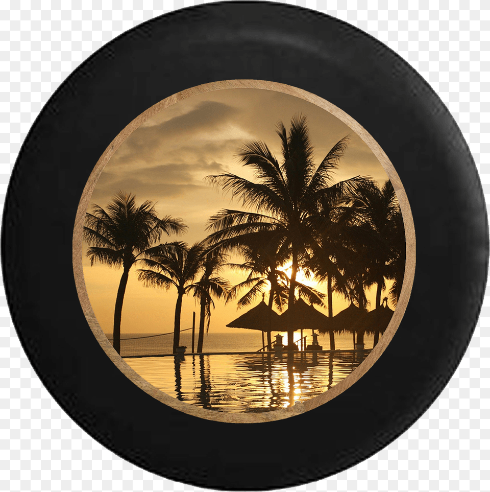 Tropical Island Beach Vacation Hut Palm Trees Rv Camper Sunset In Phuket Thailand, Photography, Outdoors, Nature, Disk Free Transparent Png
