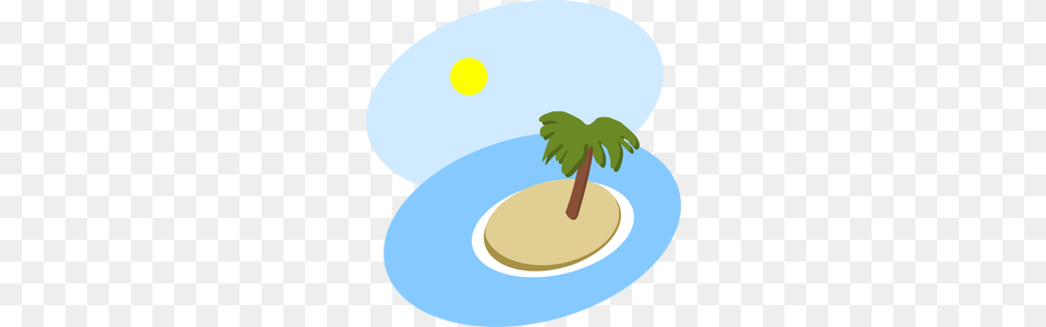 Tropical Island Clipart, Palm Tree, Tree, Land, Nature Free Png Download
