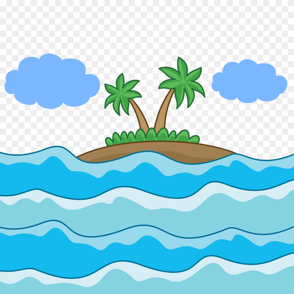 Tropical Island Clipart, Summer, Sea, Outdoors, Nature Free Transparent Png