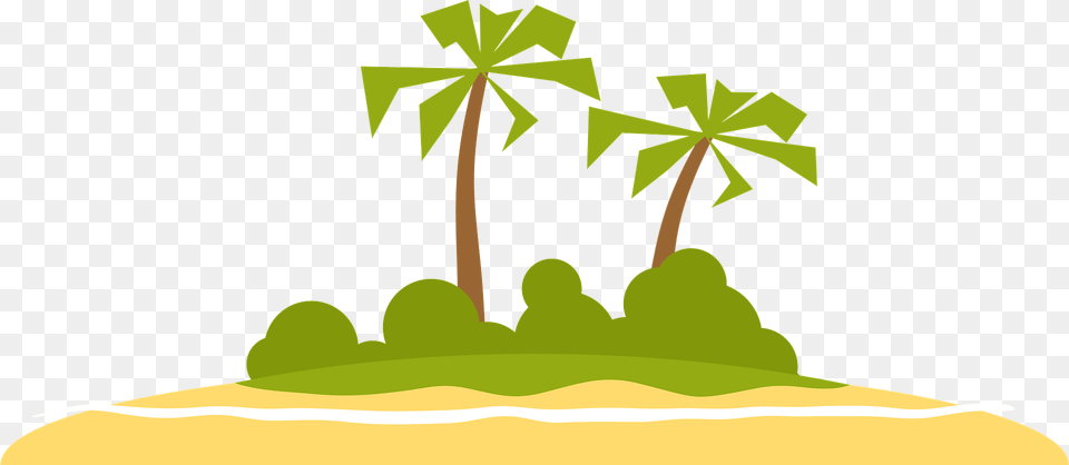 Tropical Island Clipart, Tree, Land, Nature, Outdoors Png Image