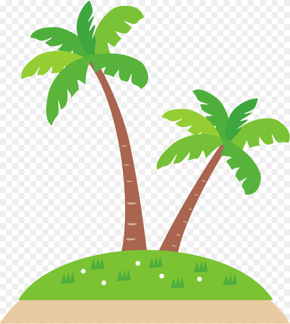Tropical Island Clipart, Palm Tree, Plant, Tree, Vegetation Free Png Download