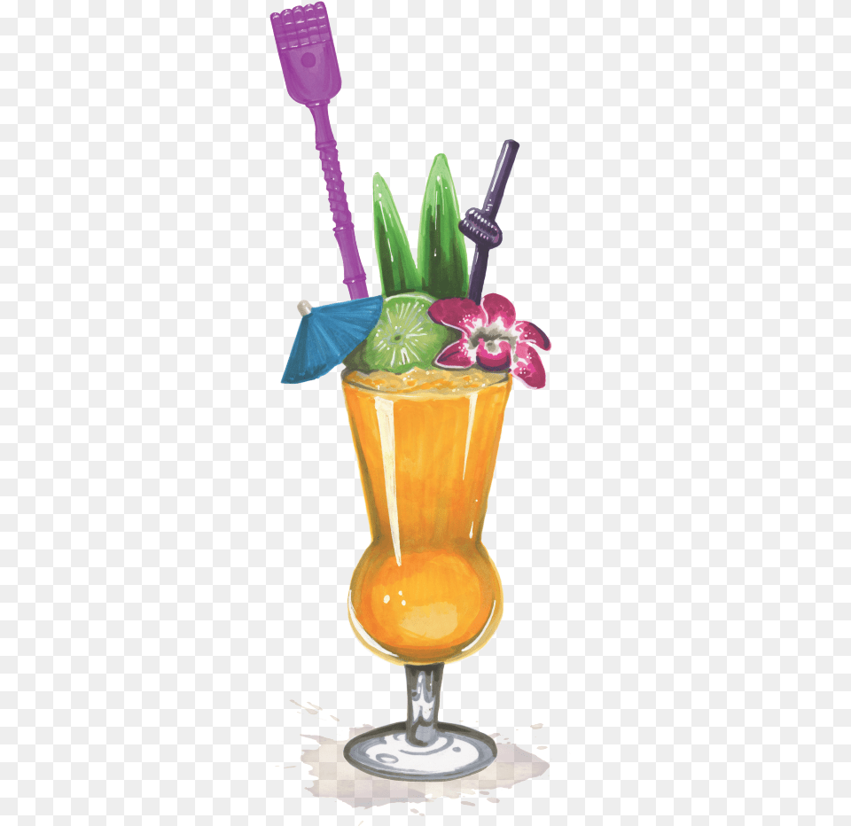 Tropical Itch Ice Cream Sodas, Alcohol, Beverage, Cocktail, Glass Free Transparent Png