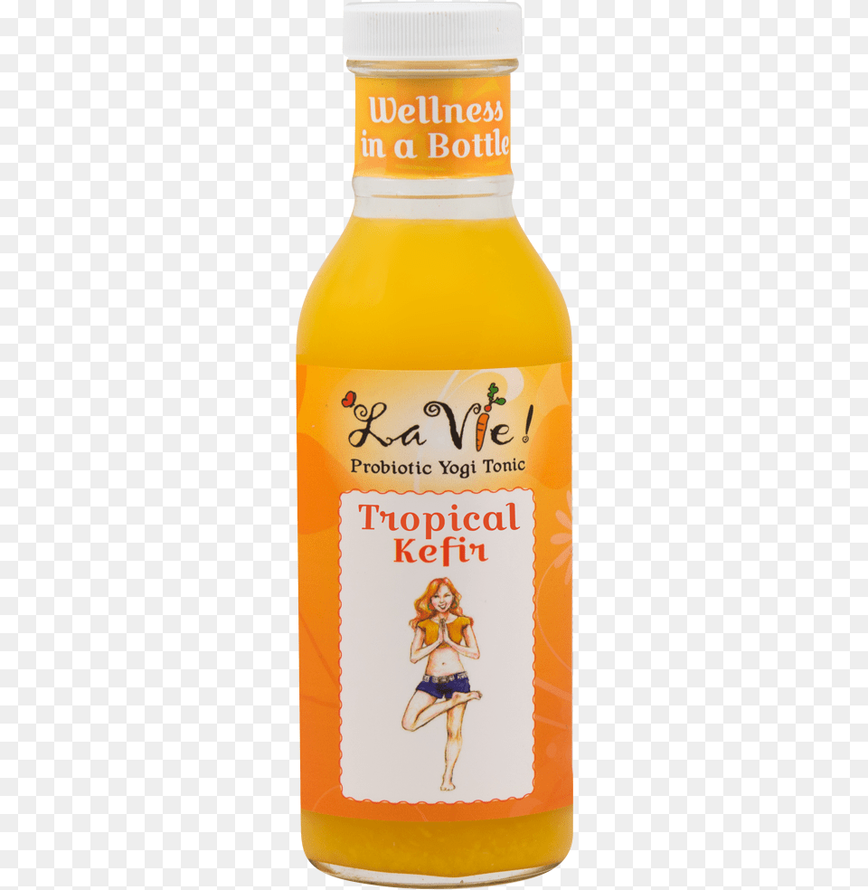 Tropical Kefir Bottle, Beverage, Juice, Adult, Person Free Transparent Png