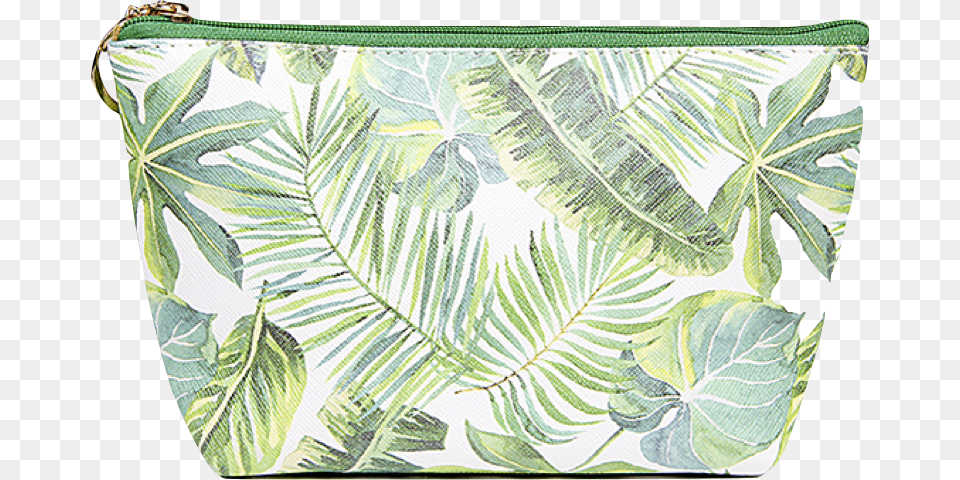 Tropical Leaf Pouch Cosmetic Bag Jungle, Accessories, Handbag, Purse Free Transparent Png
