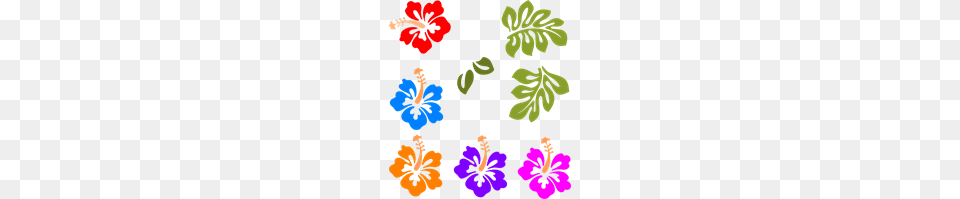 Tropical Mix Clip Art For Web, Flower, Hibiscus, Plant, Person Free Png