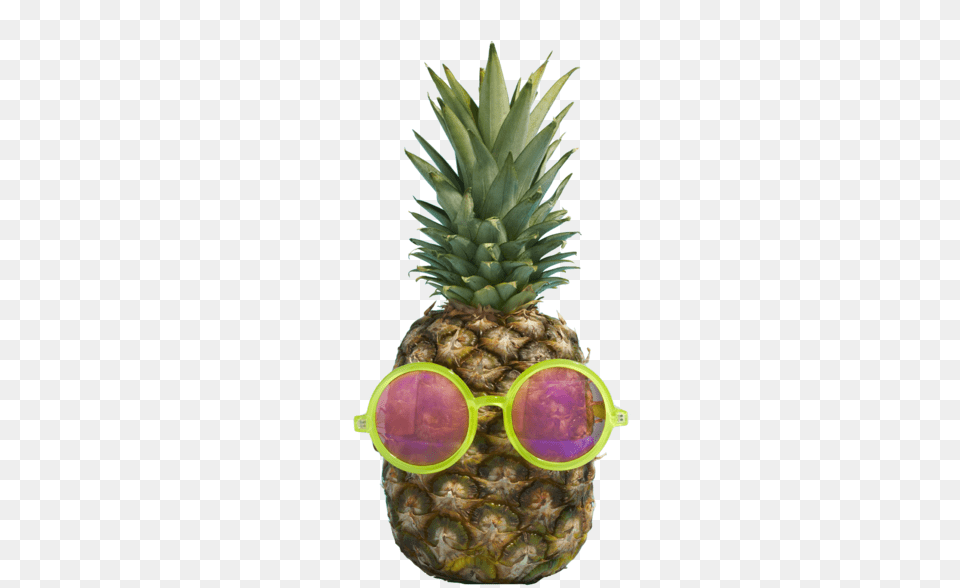 Tropical Pineapple In Sunglasses, Food, Fruit, Plant, Produce Free Png Download