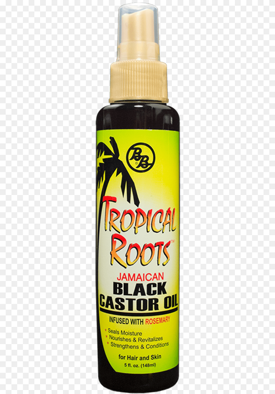Tropical Roots Jamaican Black Castor Oil Bb Tropical Roots Growth Oil, Alcohol, Beer, Beverage, Bottle Png