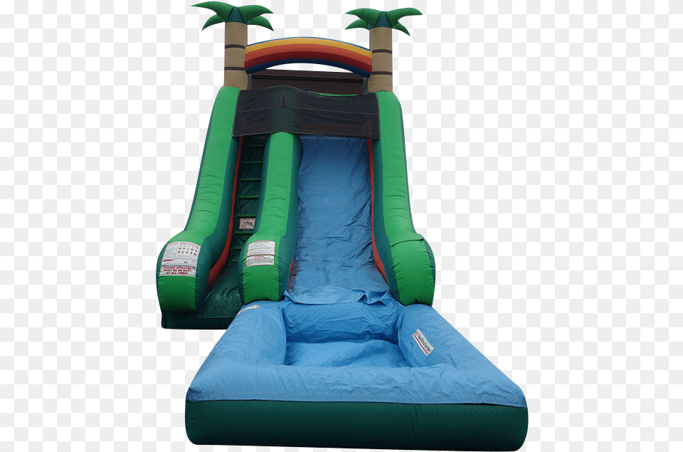 Tropical Splash Water Slide 18 Tall 30l Inflatable, Toy Png Image