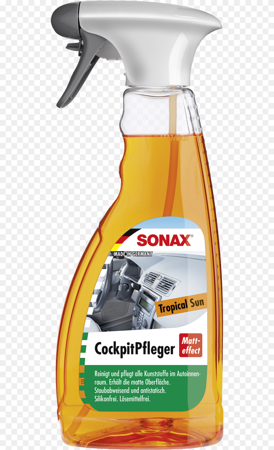 Tropical Sun Sonax Cockpit Spray, Bottle, Shaker Png