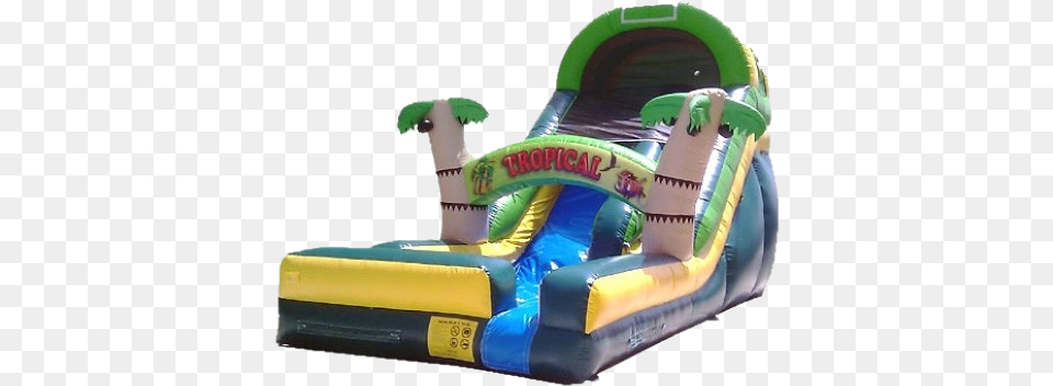 Tropical Water Slide Tropical Inflatable Water Slide, Toy Free Png
