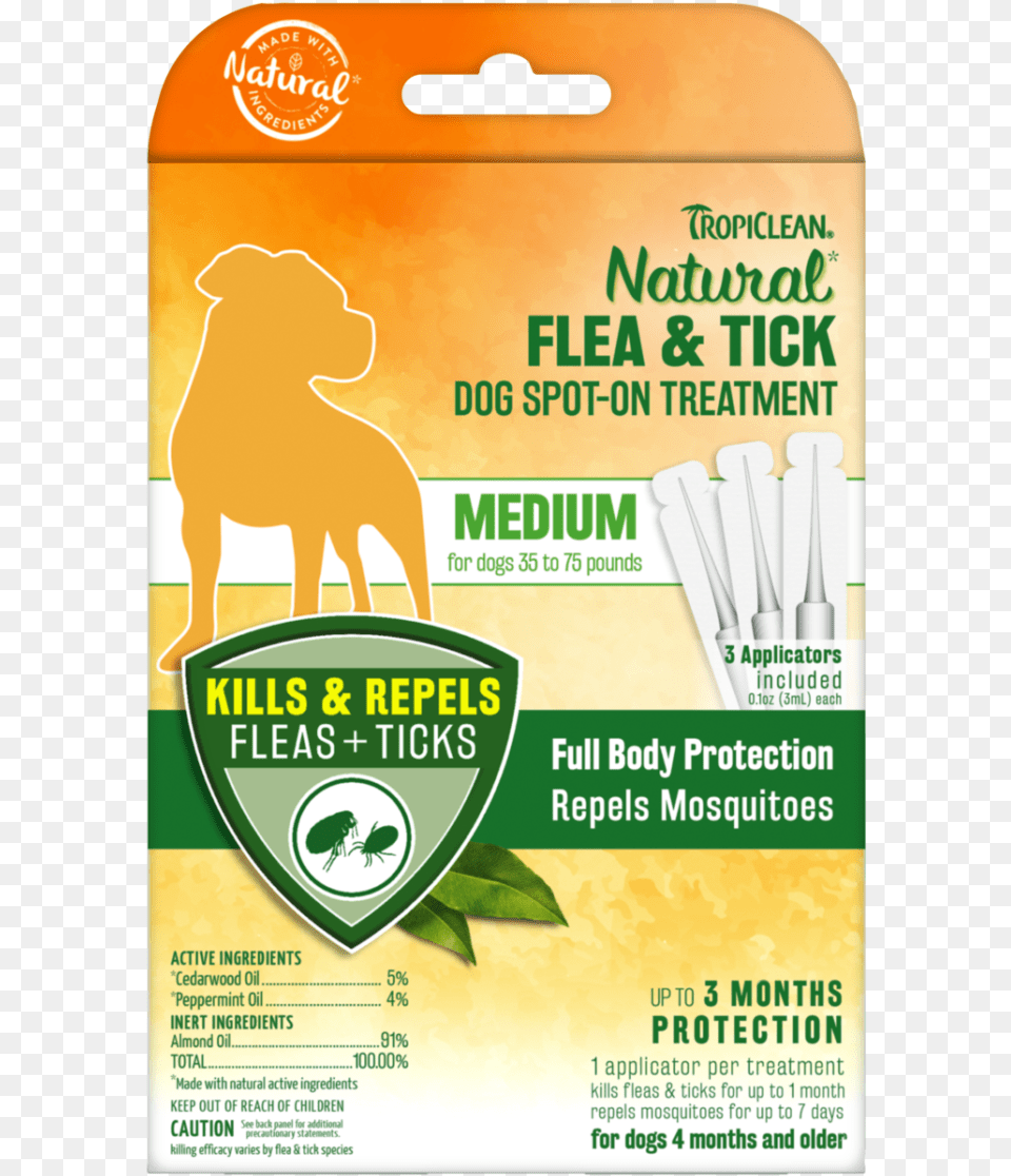 Tropiclean Flea And Tick Cat, Advertisement, Poster, Animal, Horse Free Png