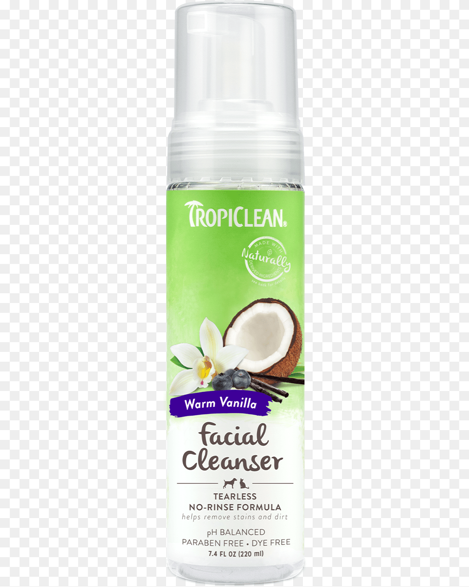 Tropiclean Warm Vanilla Tearless Facial Cleanser No Tropiclean Waterless Pet Shampoo, Food, Fruit, Plant, Produce Free Transparent Png