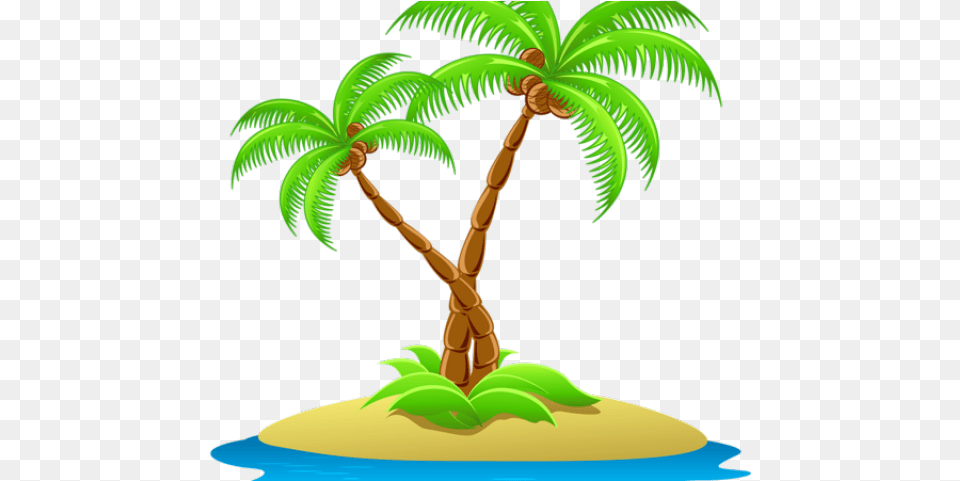 Tropics Clipart Palm Frond Island Clip Art, Palm Tree, Tree, Plant, Rainforest Png