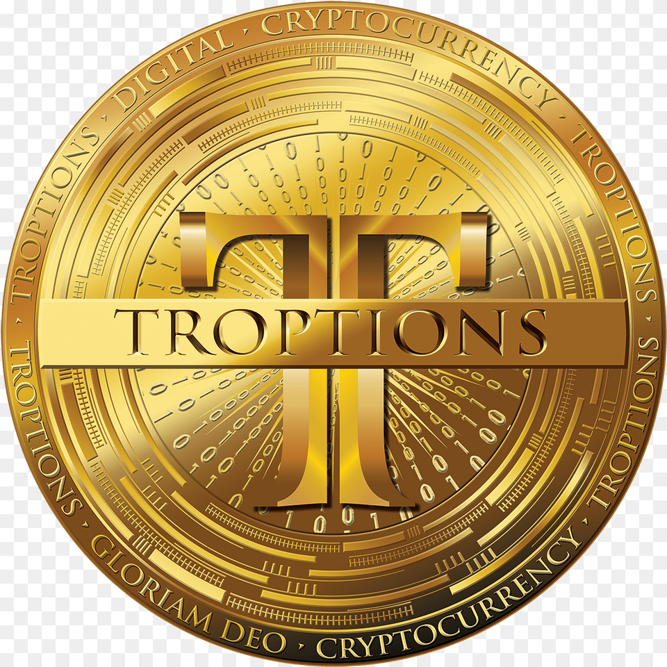 Troptions Coin Trop Gold Final Sm Troptions Coin, Architecture, Building, Clock Tower, Tower Free Png